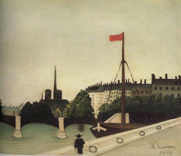 Notre-Dame Seen from Port Henri-IV, Henri Rousseau